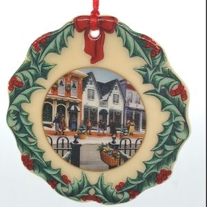 Longaberger China Christmas Ornament, 1998 Collectors Item